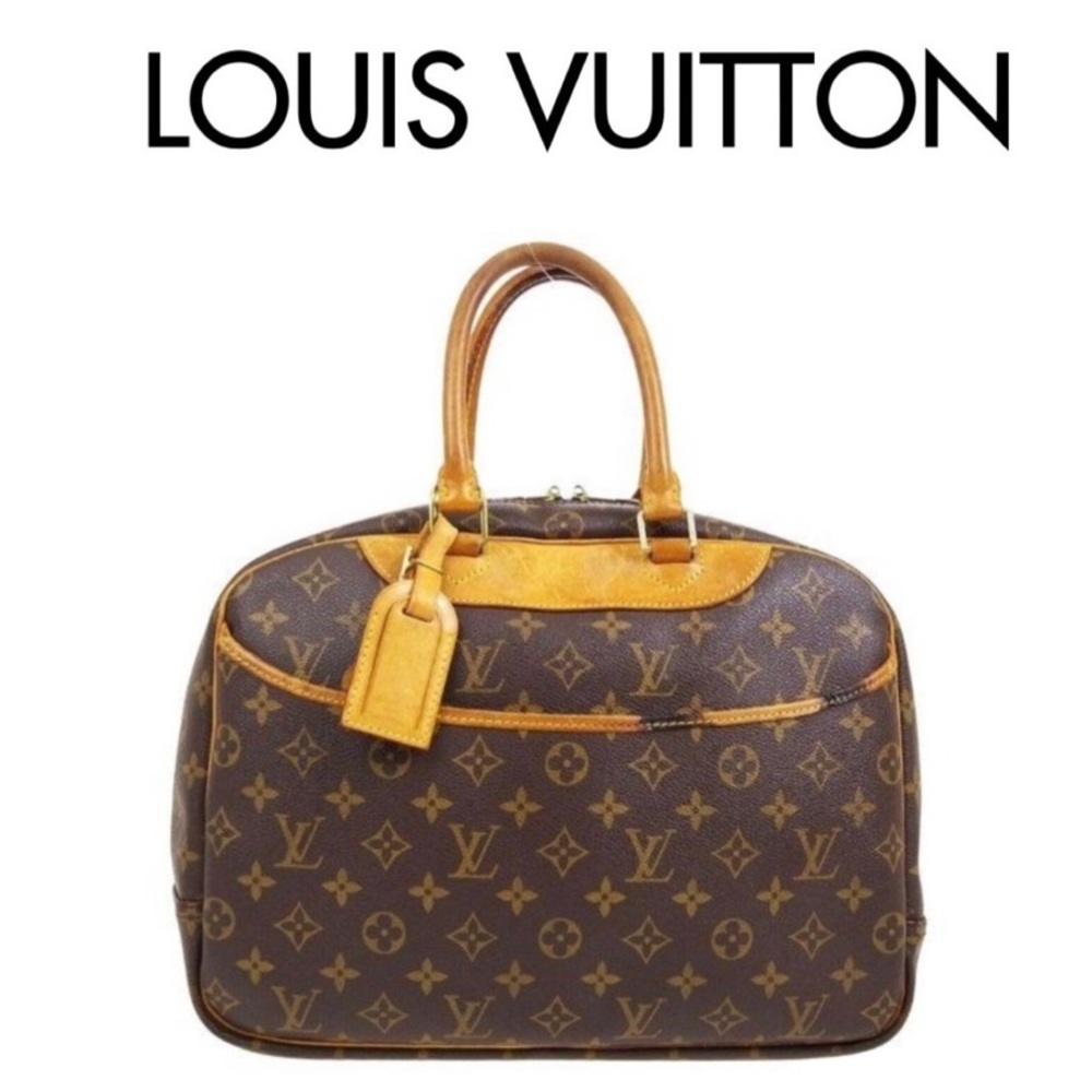 💯 Louis Vuitton | Satchel Bag Deauville Bowling Monogram